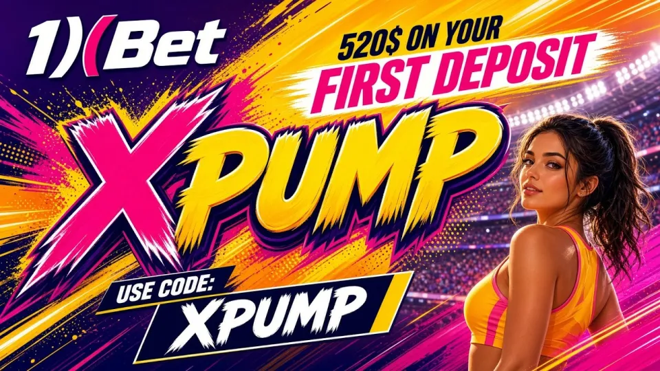 1XBET CODE XPUMP gives new players a working promo code to enter at registration and activate the welcome bonus